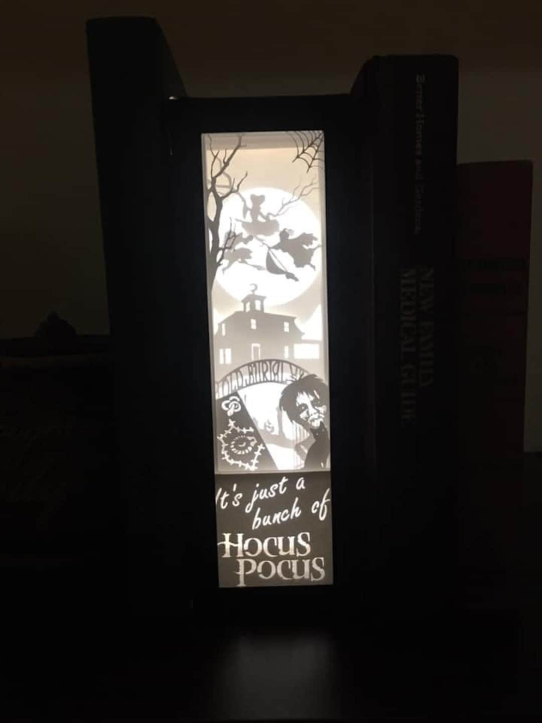 Hocus Pocus Shadow Box Book Nook Etsy