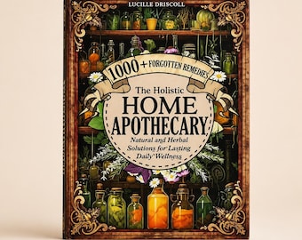 1000+ Forgotten Remedies Book | Home Apothecary Guide | Herbal Healing Wellness Book