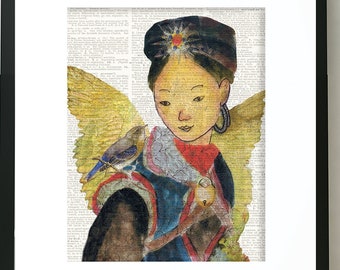 Sapa, Hmong Art, Vietnamese Gifts, Vietnam Art, Vietnam Wall Art, Hmong Wall Art, Hmong Artwork, Hmong Artwork, Hmong Wall Decor, Sapa Print