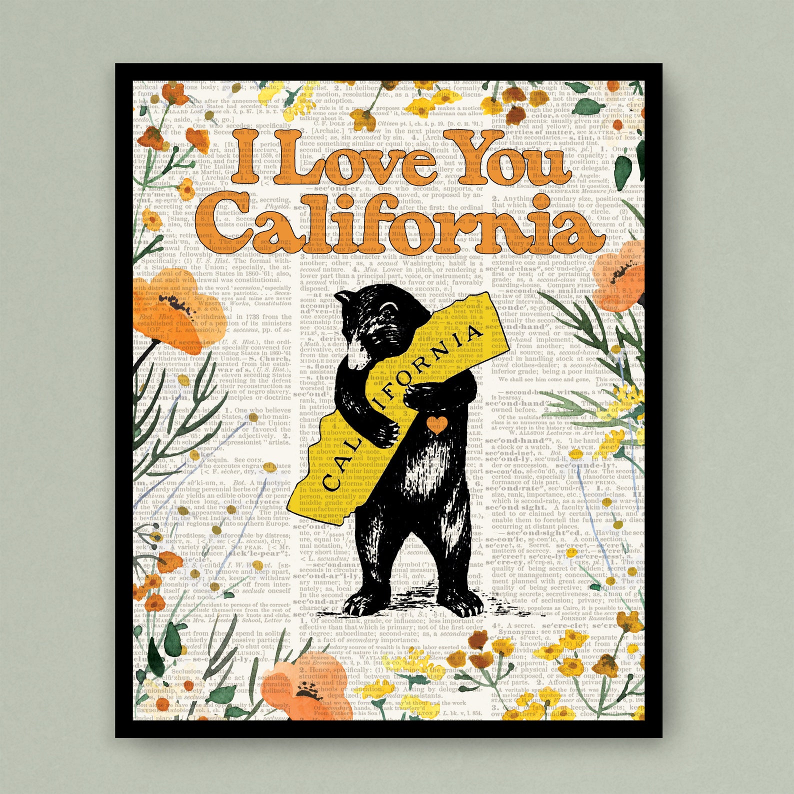 California Print California Prints California Art Etsy