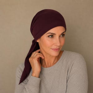 Bandana senza lacci - comfort ed eleganza durante la chemioterapia - Cappello per chemioterapia, copricapo, turbante per malati di cancro, foulard