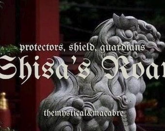 Il ruggito di Shisa (scudo, protezione dal malocchio)