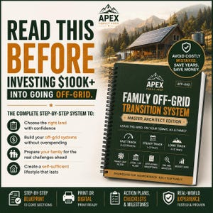 Family Off-Grid Transition System Guide | Step by Step Roadmap | Avoid Expensive Off-grid Mistakes