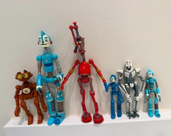 2005 Robots Movie Action Figures Lot 6 Fox Blue Sky Studio
