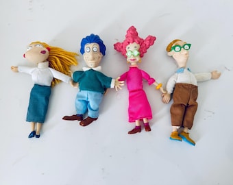 Vintage 1998 Rugrats Adult Figures Nickelodeon
