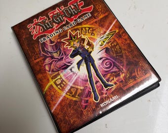 Vintage Early 2000's You-Gi-Oh Trading Card Binder Album Empty Konami KazukiTakahashi