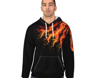 Armour & Ember Feuer Tatoo Hoodie - Schwarz - Unisex