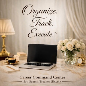 Career Command Planner | Job Application Tracker | Career Organization System