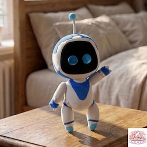 Peluche Robot Sauvage - Jouet Réglable 35 Cm, Coton PP Doux - Cadeau Enfant & Adulte, Décoration Maison