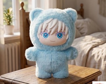 Anime Cat Blind Box Plush Keychain, Cute Mystery Figure Pendant Toy Gift for Anime Lovers