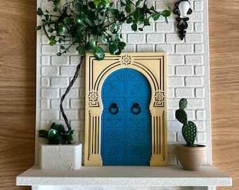 Traditionelles 3D-Haus in Sidi Bon Said (Tunesien)