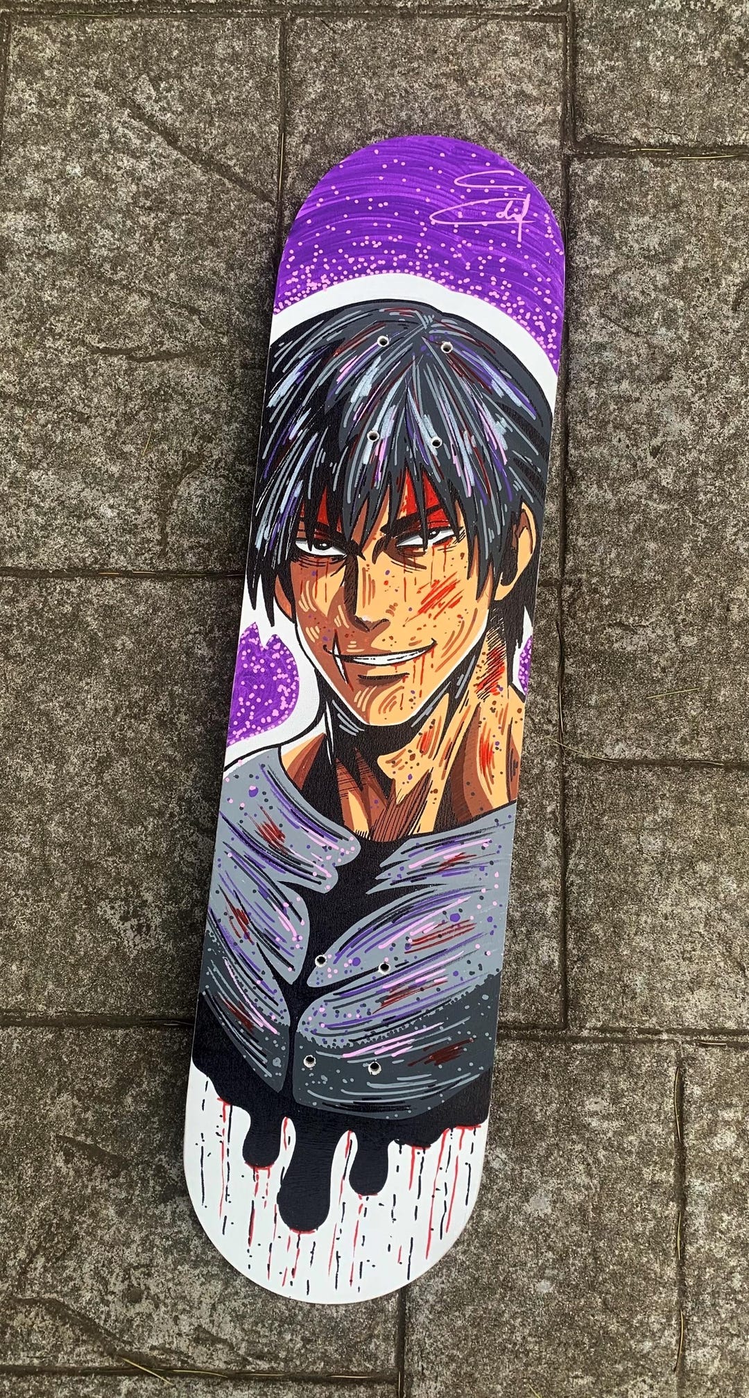 Toji Fushiguro Custom Skateboard (jujutsu Kaisen) - Etsy