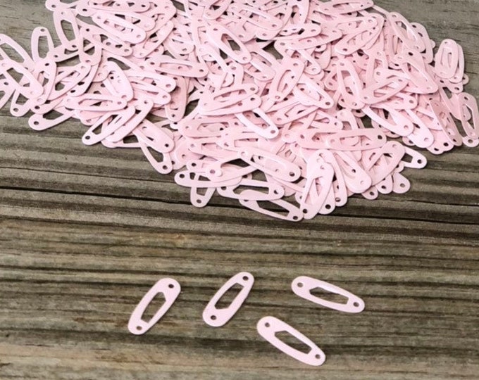 800 Pieces of Baby Pin Confetti - BABY PINK - Baby Shower - Decorations - Table Scatter - Favors - Girl/New Baby - 1/2" in Length