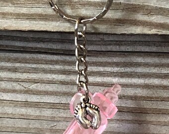 Baby Shower Keychain Etsy