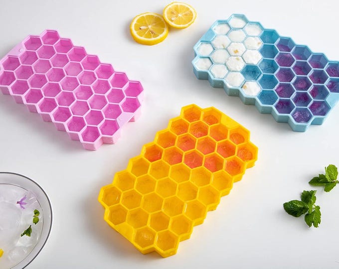 37 Cavity Honeycomb Silicone Mold with Lid – Baking, Chocolate, Resin, Soap, Candle, Fondant, Ice