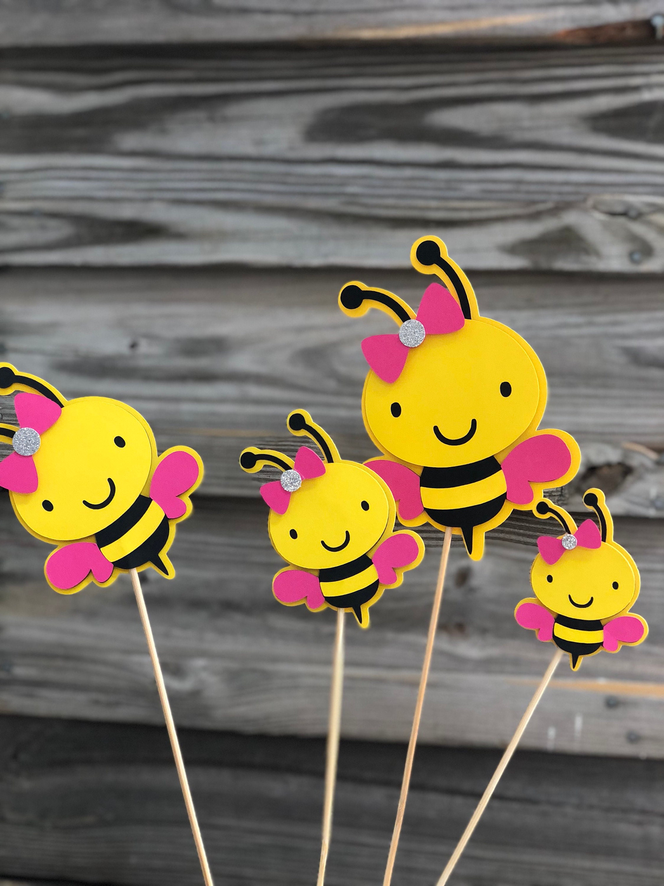 Bumble Bee Baby Shower Centerpiece, 6 inch, set of 8 –