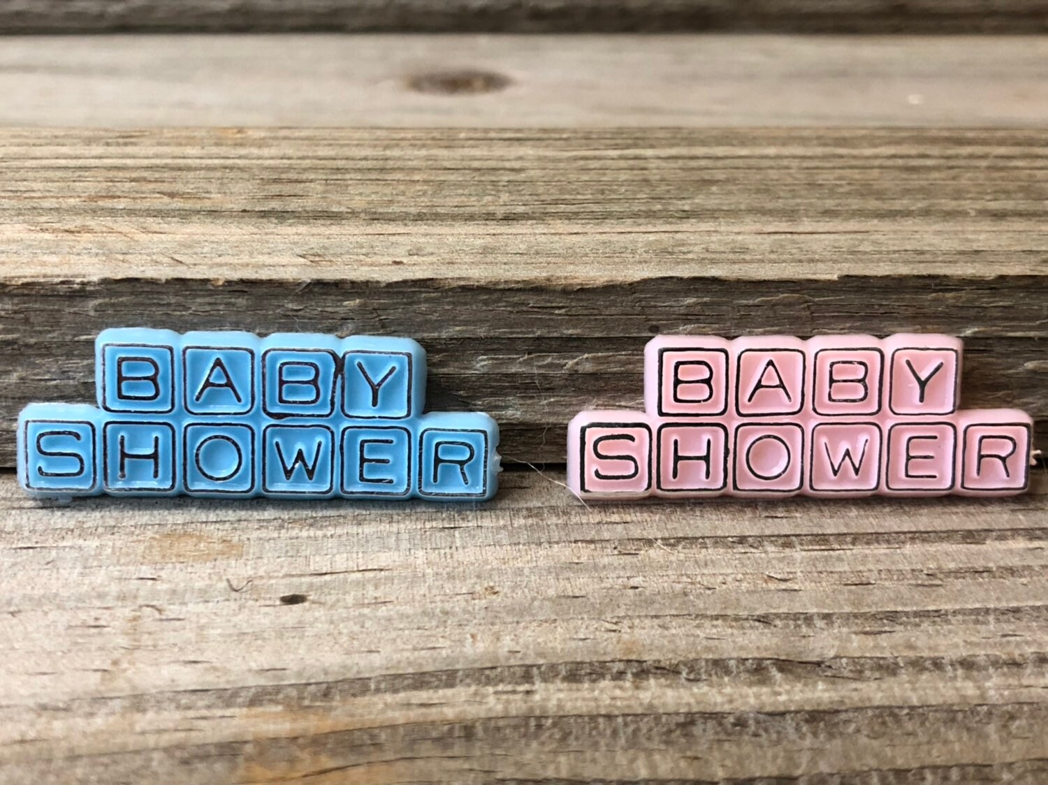 building blocks baby shower decorations