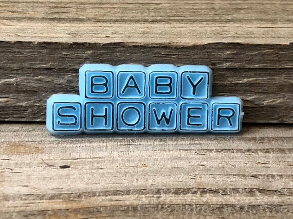 building blocks baby shower decorations