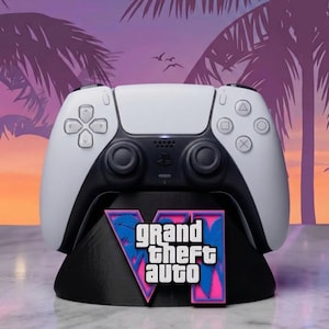 GTA 6 Controllerstandaard – Tafelstandaard voor Xbox- en PS5-controllers – Vice City Limited Edition | Gamercadeau