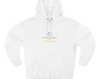 Premium Love Language MSL Hoodie Sweatshirt | Medical Affairs Gift | Conference Travel Layer