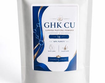 GHK-Cu Kupfer-Peptid-Pulver 99% reines Kosmetik-Anti-Aging-Haut- & Haarserum-Zutat DIY-Hautpflege-Haarwuchsformel