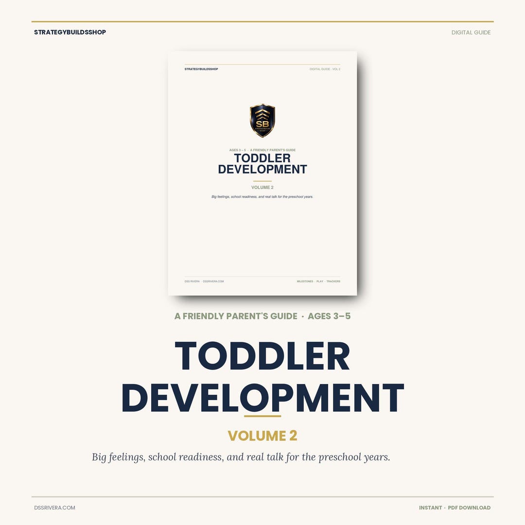 Preschool Development Guide Printable | Toddler Milestones Ages 3-5 PDF ...