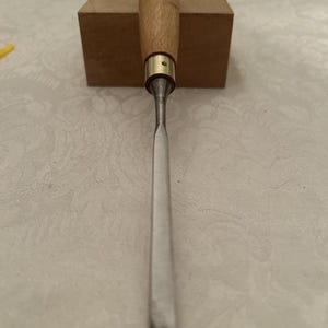 Greenlee by Marples 1/8mm Skew Carving Chisel Gouge – Vintage Woodworking Tool image 2