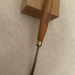 Greenlee Marples #7 8mm Straight Carving Gouge Woodworking Chisel (UK Made) image 4