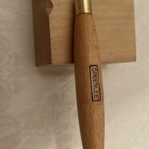 Vintage Greenlee #5L 6mm Bent Carving Gouge Wood Chisel Sheffield England image 5