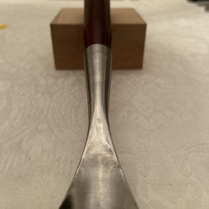 Home Forged # 8 /  40mm Socket Carving Gouge New Condition Sharp Fishtail