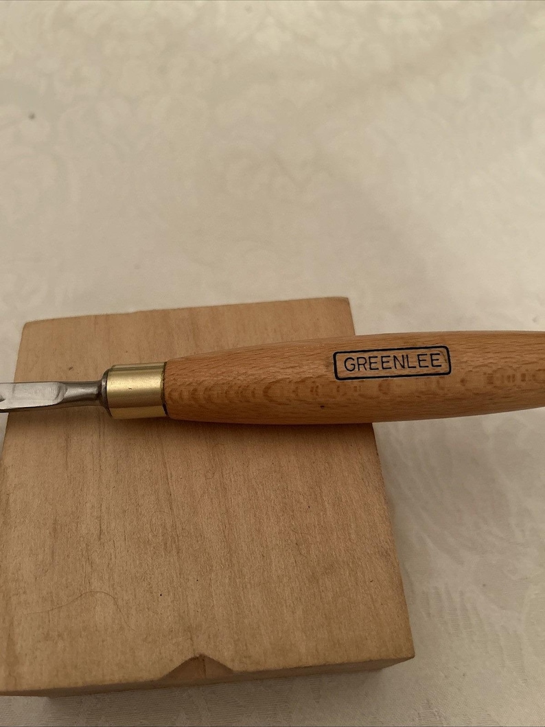 Vintage Greenlee Marples #7 12mm Straight Carving Gouge Wood Chisel UK image 4