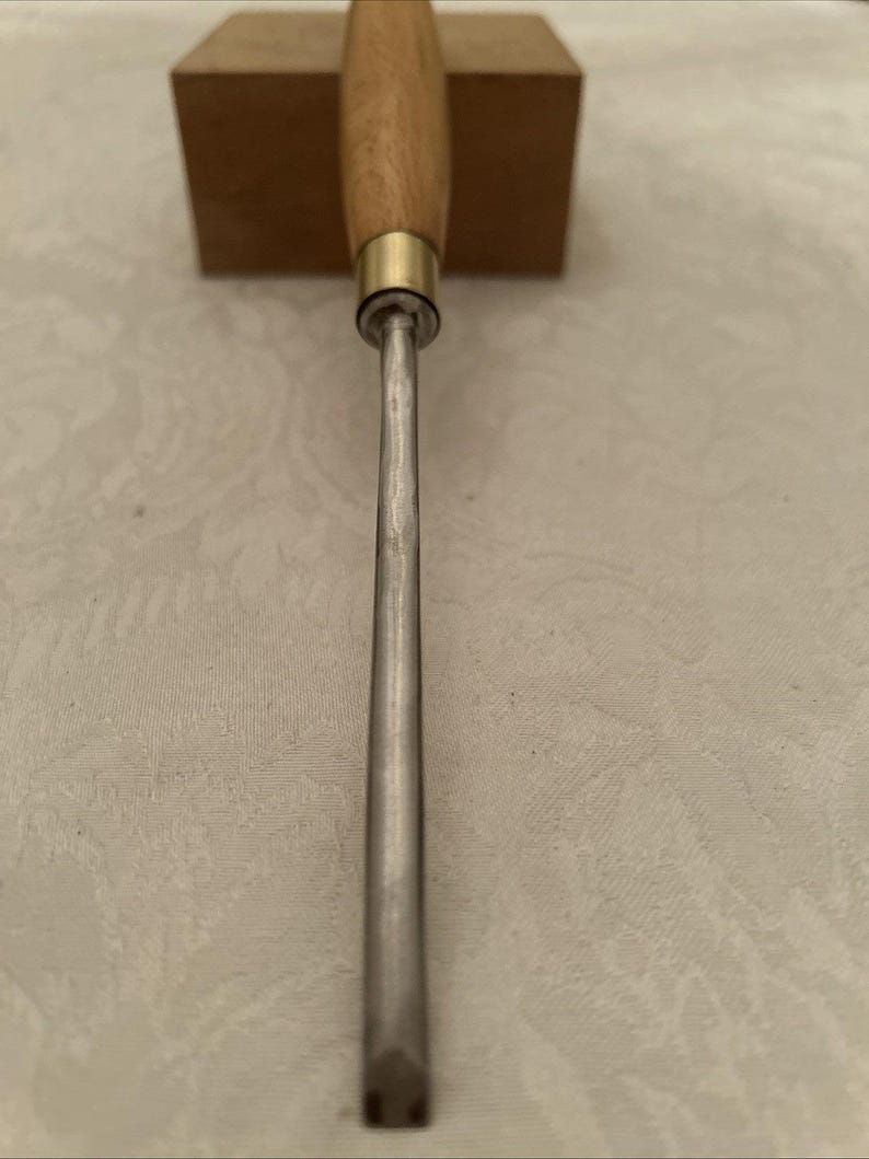 Vintage Greenlee #5L 6mm Bent Carving Gouge Wood Chisel Sheffield England image 2