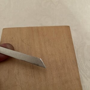 Greenlee by Marples 1/8mm Skew Carving Chisel Gouge – Vintage Woodworking Tool image 4