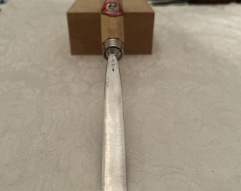 Vintage Hirsch #1e/14 Straight Carving Gouge – Rare German Wood Chisel