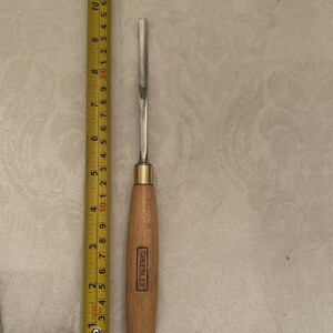 Vintage Greenlee #5L 6mm Bent Carving Gouge Wood Chisel Sheffield England image 6