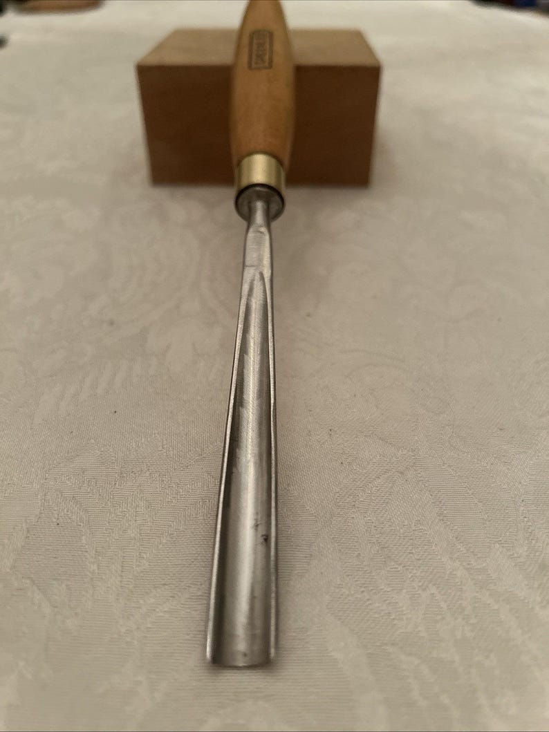 Vintage Greenlee Marples #7 12mm Straight Carving Gouge Wood Chisel UK image 1