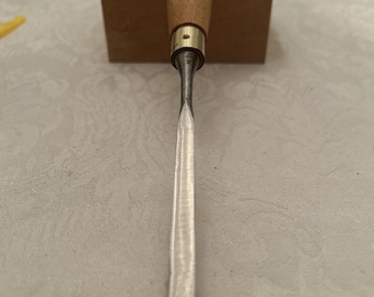 Greenlee by Marples 1/8mm Skew Carving Chisel Gouge – Vintage Woodworking Tool