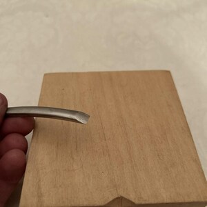 Vintage Greenlee #5L 6mm Bent Carving Gouge Wood Chisel Sheffield England image 3