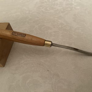 Vintage Greenlee #5L 6mm Bent Carving Gouge Wood Chisel Sheffield England image 4