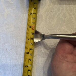 4 Dog Leg 45 Bent Fishtail Spoon Gouge Set # 7 / 30mm 25mm 20mm 15mm W/case image 9