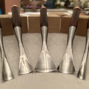 Japanese Nomi Style socket 5 Gouge Chisel Set #7 / 10, 15, 20, 25, 30 W/Case