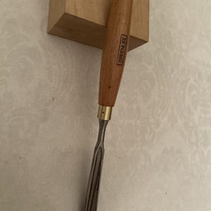 Vintage Greenlee Marples #10/16mm Straight Carving Gouge Woodworking Chisel Tool image 3