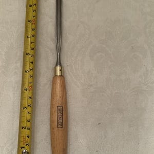 Vintage Greenlee Marples #8/10mm Straight Carving Gouge Wood Chisel UK image 6