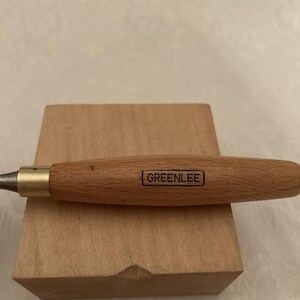 Vintage Greenlee Marples #10/16mm Straight Carving Gouge Woodworking Chisel Tool image 5