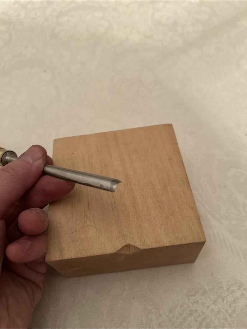 Greenlee Marples #7 8mm Straight Carving Gouge Woodworking Chisel (UK Made) image 3