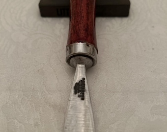 C. Hill Sheffield Palm Gouge Old Stamp Good Condition 5 / 18mm 100+ Years Rare