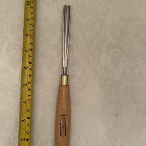 Vintage Greenlee Marples #7 12mm Straight Carving Gouge Wood Chisel UK image 6