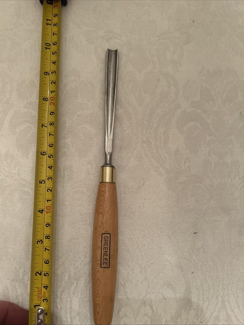 Vintage Greenlee Marples #7 12mm Straight Carving Gouge Wood Chisel UK image 6