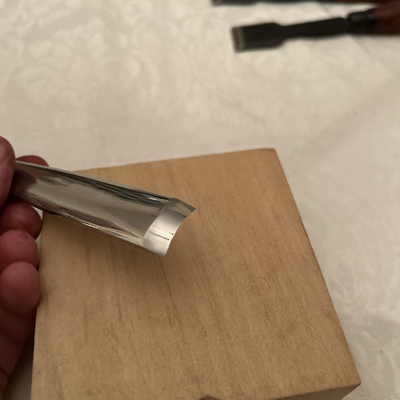 12 Gouge Carving Set W / Etui. Hand Made Professionell Geschärft Bild 5