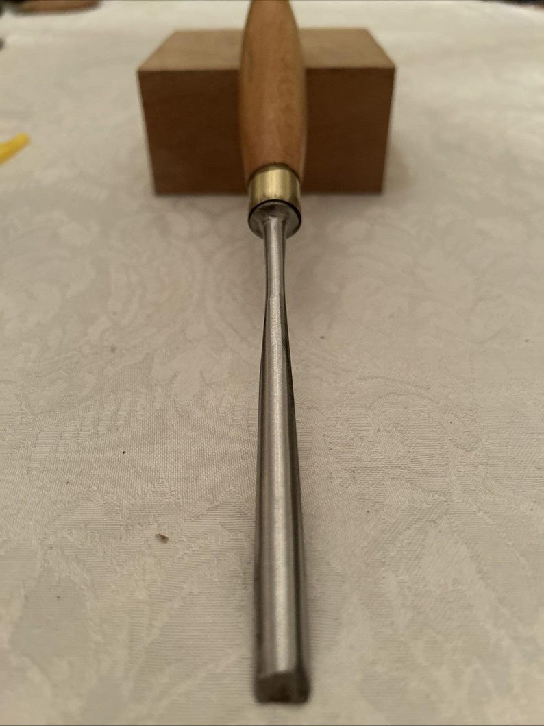 Greenlee Marples #7 8mm Straight Carving Gouge Woodworking Chisel (UK Made) image 2